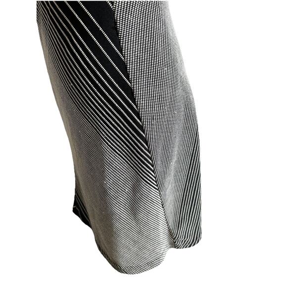 VTG Y2K Rampage Dress Geometric Stripes BodyCon Cutout Retro Disco Club RARE! S - Picture 6 of 10